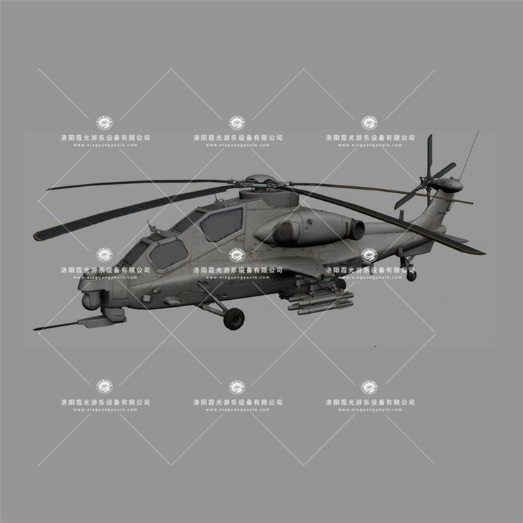 普安武装直升机3D模型